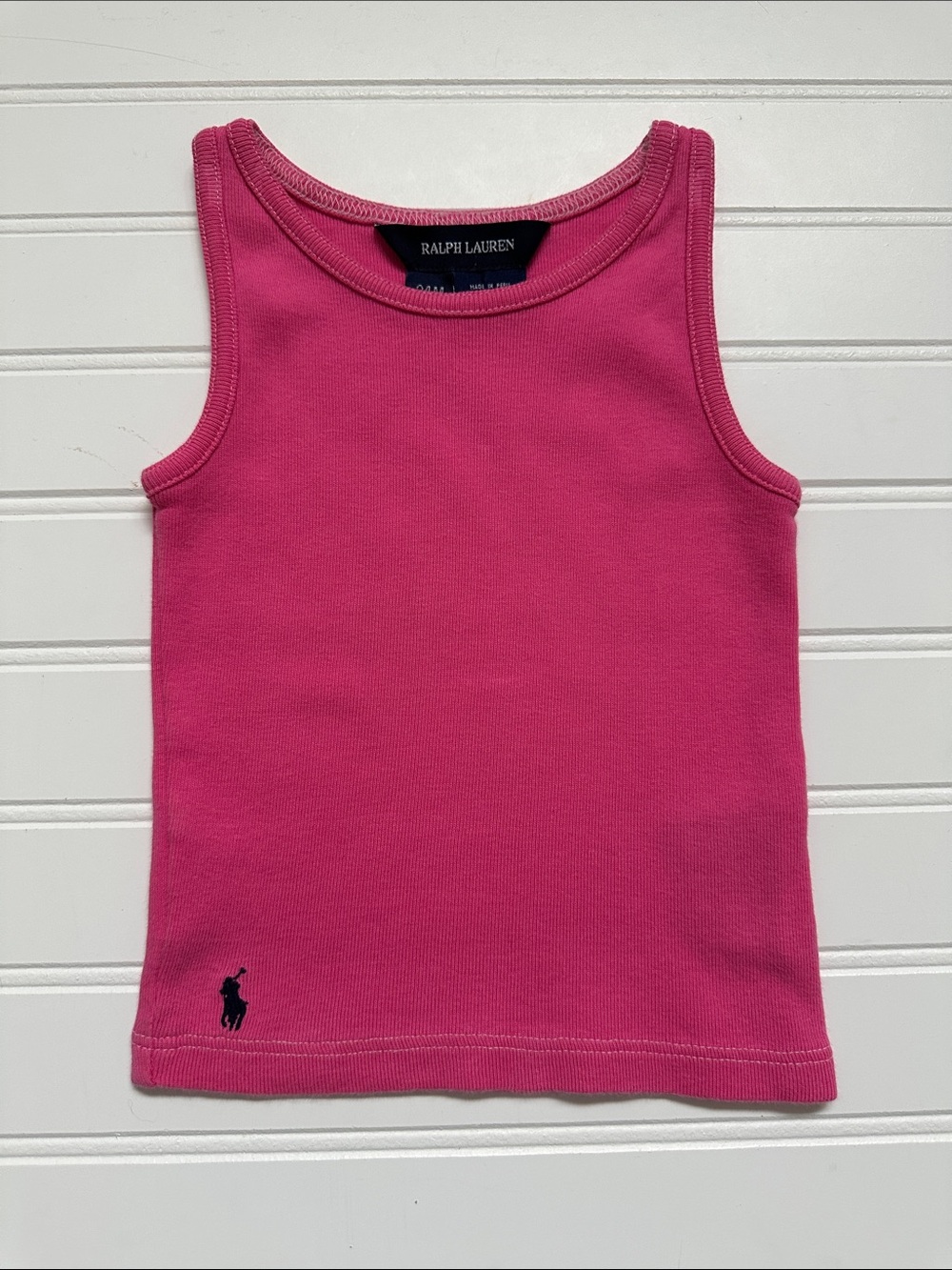 Ralph Lauren Pink Tank Top Baby Girls 24M